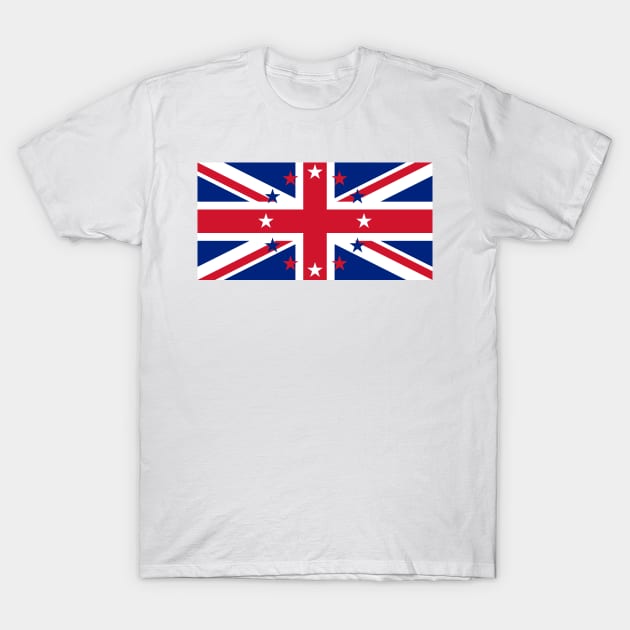 European Union Jack, Europafied flag mashup T-Shirt by Student-Made